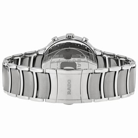 Rado Centrix Chronograph Dark Grey Dial Platinum-tone Ceramic Men's Watch R30122122