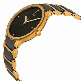 Rado Centrix Jubile Black Dial Black Ceramic Men's Watch R30554712