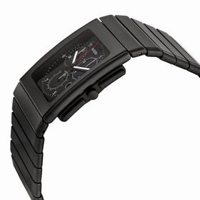 Rado Ceramica Chronograph Black Dial Black Ceramic Men's Watch R21715162