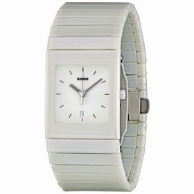 Rado Ceramica White Dial White Ceramic Men's Watch RADO-R21711022