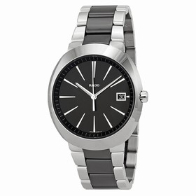 Rado D-Star XL Black Dial Stainless Steel Black Ceramic Men's Watch R15943162