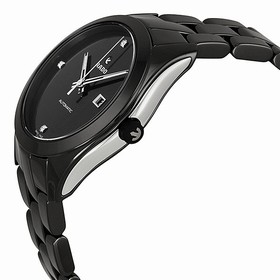 Rado Hyperchrome Automatic Diamond Black Ceramic Ladies Watch R32260702