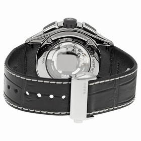 Rado Hyperchrome Automatic Silver Dial Black Leather Men's Watch R32276105