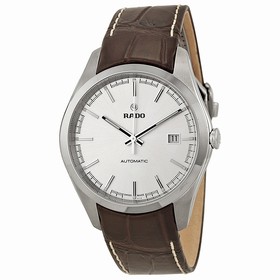 Rado Hyperchrome Automatic Silver Dial Brown Leather Men's Watch R32115105