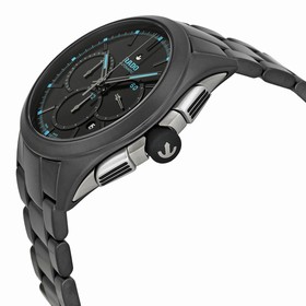 Rado HyperChrome Chronograph Black Dial Black Ceramic Men's Watch R32525152