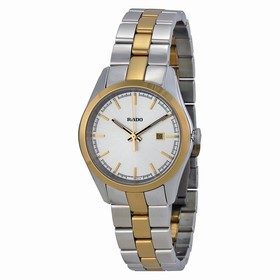 Rado Hyperchrome Silver Dial Two-Tone Ceramos and Steel Ladies Watch R32975102