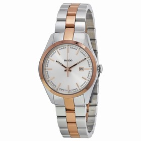 Rado Hyperchrome Silver Dial Two-tone Ceramos and Steel Ladies Watch R32976102