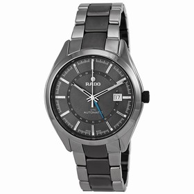 Rado HyperChrome XL Grey Dial Grey Ceramic Bracelet and Case Men's Watch R32165102