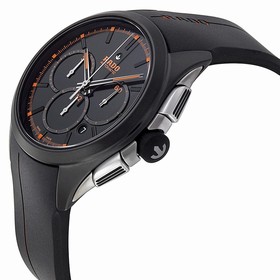 Rado Hyperchrome XXL Black Dial Black Rubber Men's Watch R32525169