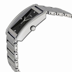 Rado Integral Black Dial Stainless Steel Ladies Quartz Watch R20997713