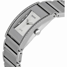 Rado Integral Silver Dial Diamond Ladies Watch R20733712