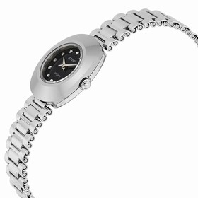 Rado Original Black Diamond Dial Stainless Steel Ladies Watch R12558153