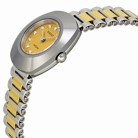 Rado Original Diastar Jubile Champagne Dial Diamond Automatic Ladies Watch R1255