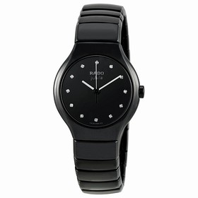 Rado True Jubile Black Ceramic Ladies Watch R27655762