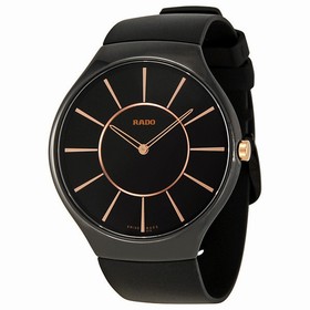 Rado True Thinline Black Ceramic Unisex Watch R27741159