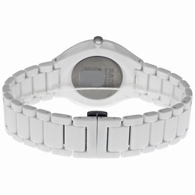 Rado True Thinline White Dial White Ceramic Ladies Watch R27957112