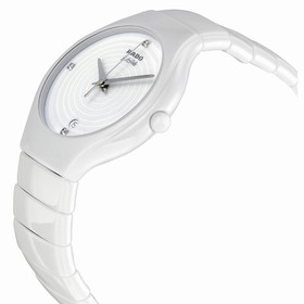Rado True White Dial Creamic Ladies Watch R27695712