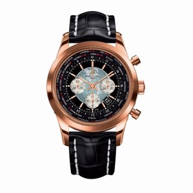 Breitling Transocean Chronograph Unitime Red Gold / Black / Alligator (RB0510U4.BB63.760P.R20BA.1)