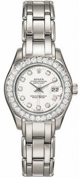 Rolex Pearlmaster Diamond Ladies Watch 80299-PM