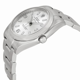 Rolex Airking Silver Arabic Index Dial Domed Bezel Men's Watch 114200SASO