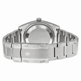 Rolex Airking Silver Arabic Index Dial Domed Bezel Men's Watch 114200SASO