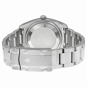 Rolex Airking Silver Arabic Index Dial Fluted Bezel Men's Watch 114234SASO