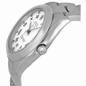 Rolex Oyster Perpetual White Roman Numeral Dial Domed Bezel Men's watch 114200WRO