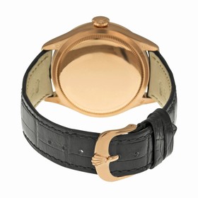 Rolex Cellini Date Black Dial 18K Everose Gold Men's Watch 50515BKSBKL