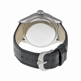 Rolex Cellini Dual Time Black Dial 18K White Gold Men's Watch 50529BKSBKL