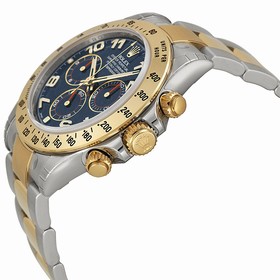 Rolex Cosmograph Daytona Blue Dial Stainless Steel and 18kt Yellow Gold Men's Watch 116523BLAO