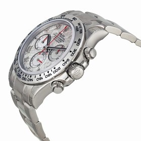 Rolex Cosmograph Daytona Meteorite Roman Dial Oyster Bracelet 18k White Gold Men's Watch 116509MTAO