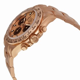 Rolex Cosmograph Daytona Rose Champagne Dial 18k Rose Gold Bracelet Men's Watch 116505PSO