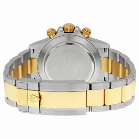 Rolex Cosmograph Daytona White18kt Yellow Gold and Stainless Steel Oyster Bracelet Men's Watch 116523WSO