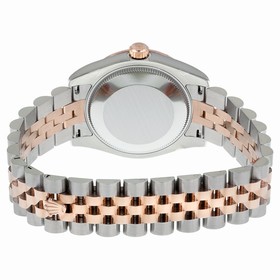 Rolex Datejust 31 Automatic Pink Champagne Dial Diamond Steel and 18kt Pink Gold Ladies Watch 178341PFAJ