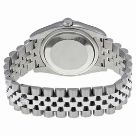 Rolex Datejust Silver Dial Diamond Bezel Automatic Steel Ladies Watch 116244SDJ