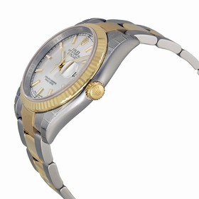 Rolex Datejust Silver Dial Automatic Stainless Steel and 18kt Yellow Gold Men's Watch 116233SSO