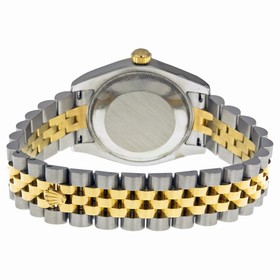 Rolex Datejust Black Dial Automatic Stainless Steel and 18kt Gold Ladies Watch 178243BKSJ