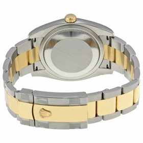 Rolex Datejust Black Dial Automatic Stainless Steel and 18kt Yellow Gold Men's Watch 116233BKSO
