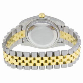 Rolex Datejust Black Index Dial Jubilee Bracelet Two Tone Men's Watch 116233BKSJ