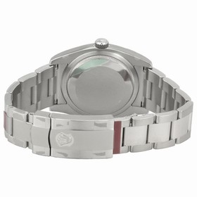 Rolex Datejust Black Roman Dial Oyster Bracelet Men's Watch 116200BKRO