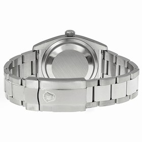 Rolex Datejust Blue Jubilee Diamond Dial Fluted 18k White Gold Bezel Men's Watch 116234BLJDO