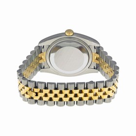 Rolex Datejust Champagne Index Dial Jubilee Bracelet Two Tone Men's Watch 116203CSJ