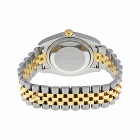 Rolex Datejust Champagne Index Dial Jubilee Bracelet Two Tone Men's Watch 116233CSJ