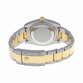 Rolex Datejust Champagne Roman Oyster Bracelet Two Tone Men's Watch 1162333CRO