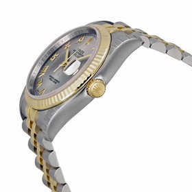 Rolex Datejust Grey Dial Automatic Stainless Steel and 18kt Yellow Gold Men's Watch 116233GYRJ