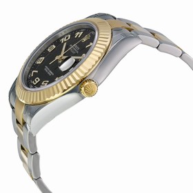 Rolex Datejust II Two-tone Oyster Bracelet Men's Watch 116333BKAO