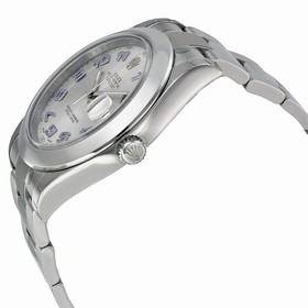 Rolex Datejust II Rhodium Dial Stainless Steel Automatic Men's Watch 116300RBLAO
