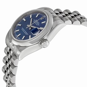 Rolex Datejust Blue Dial Automatic Stainless Steel Ladies Watch 178240BLSJ