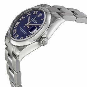 Rolex Datejust Lady 31 Blue Roman Dial Oyster Bracelet Ladies Watch 178240BLRO