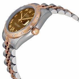 Rolex Datejust Chocolate Dial Automatic Stainless Steel Ladies Watch 178341CHORDJ